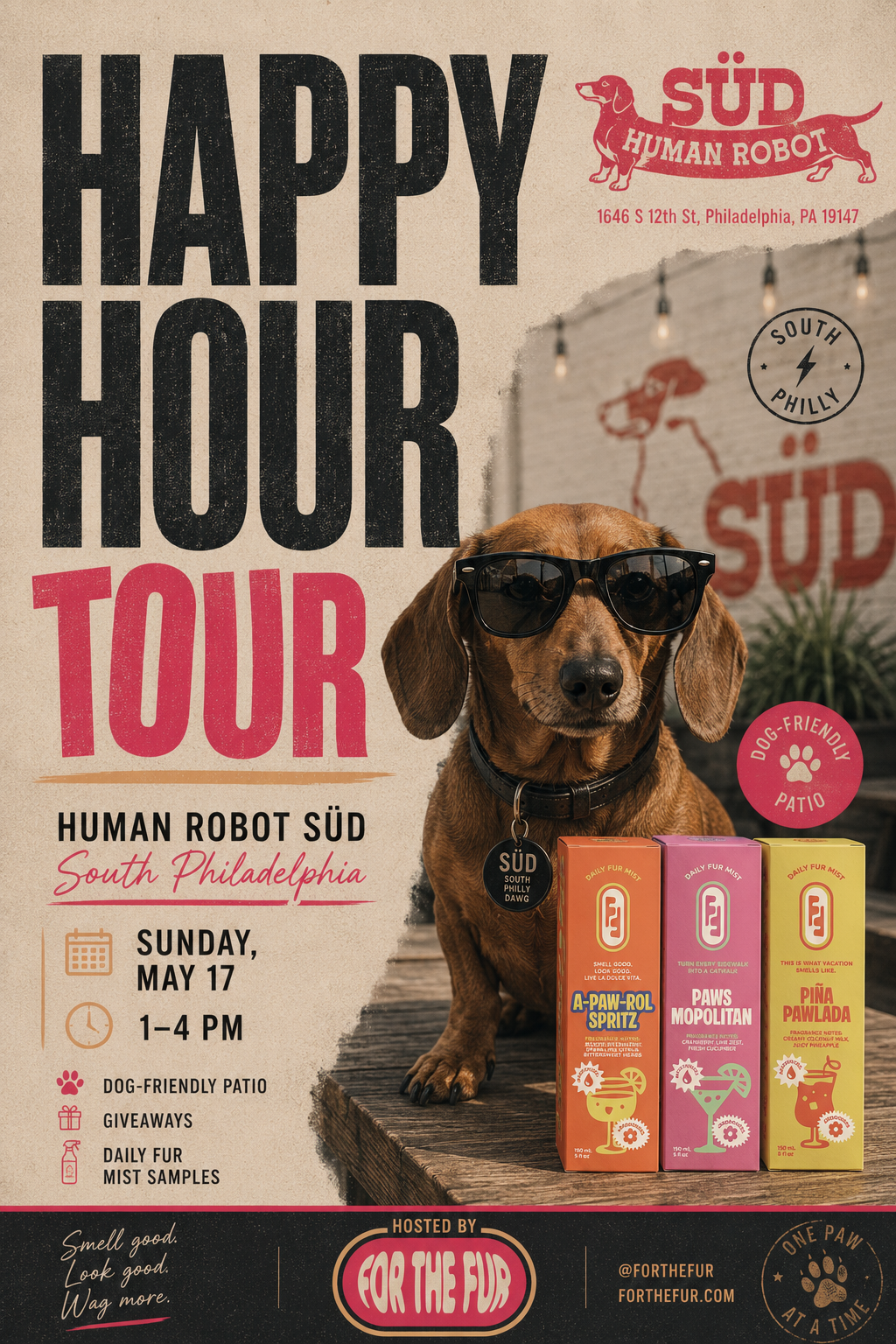 HAPPY HOUR TOUR - HUMAN ROBOT